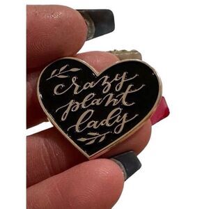 Crazy Plant Lady Enamel Pin